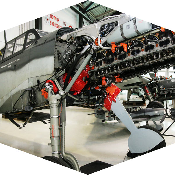 Flugmuseum Messerschmitt Flugzeuge